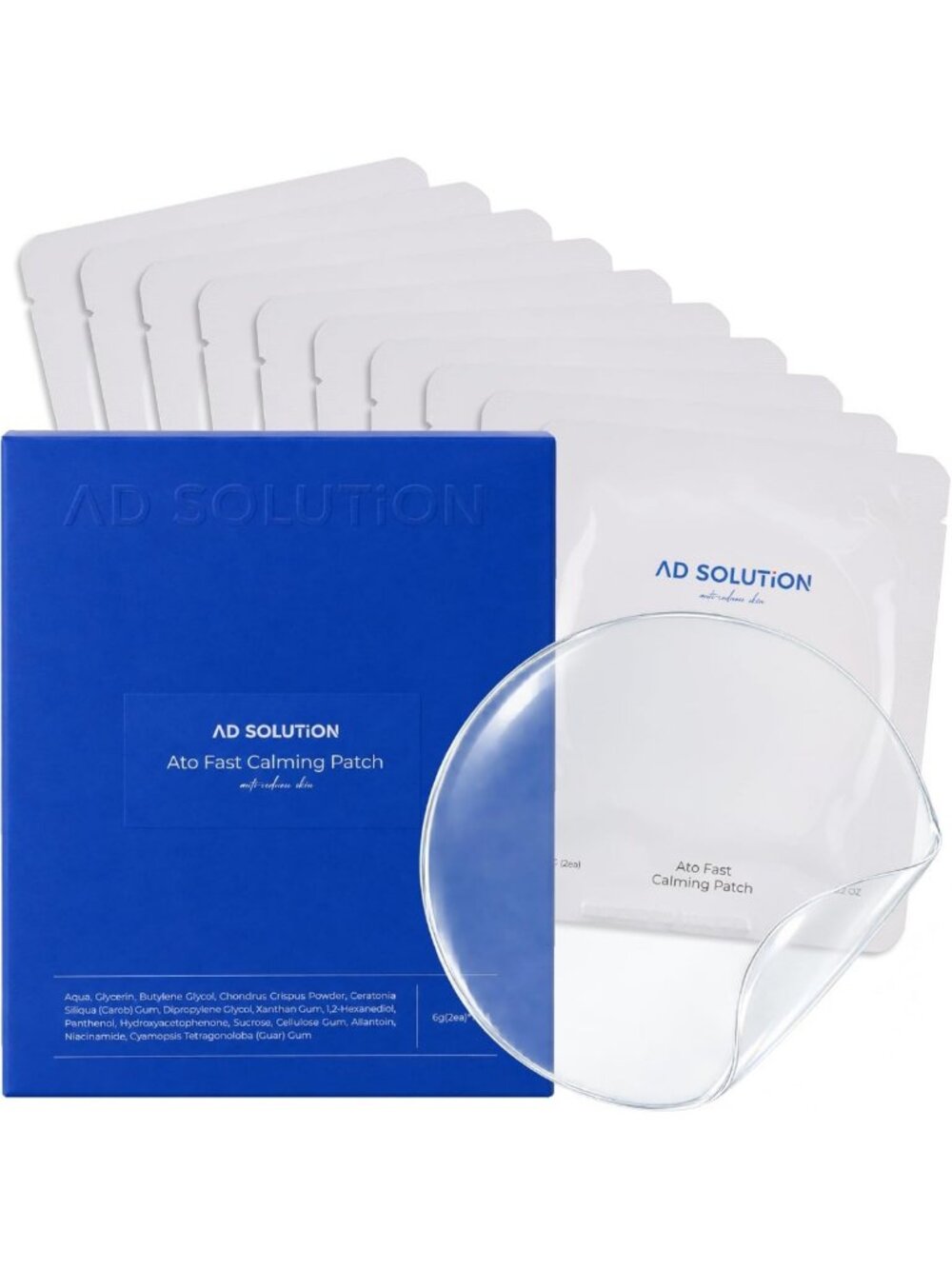 Soothing Hydrogel Patches for Skin Redness, Itching & Flare-Ups – 10 Pairs